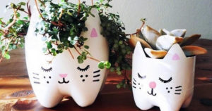 artesanato com garrafa PET