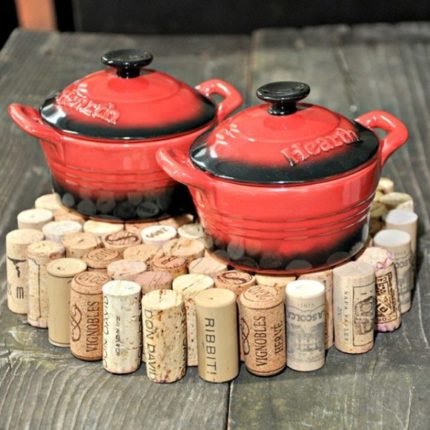 artesanato com rolha de vinho