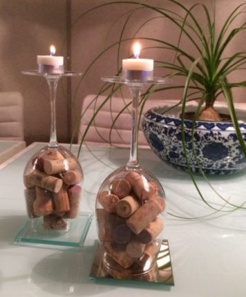 artesanato com rolha de vinho