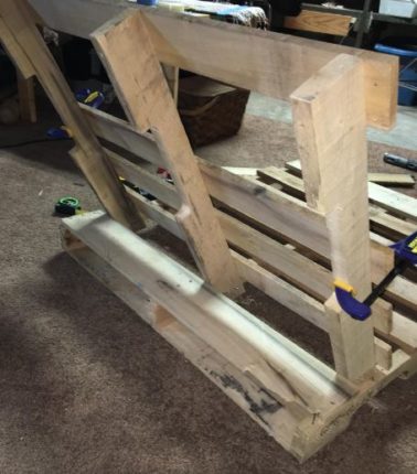 balanço suspenso de paletes