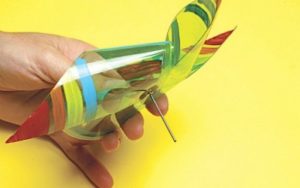 catavento de garrafa pet