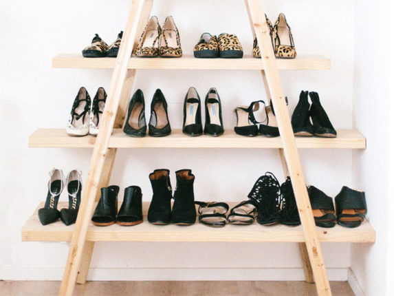 como organizar os sapatos