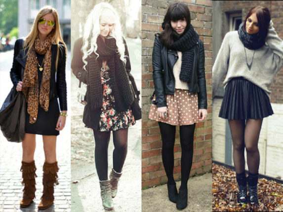 formas de como usar um cachecol