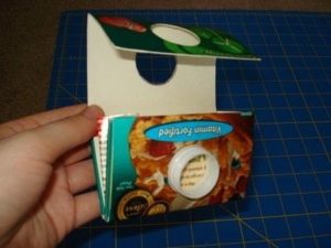 porta moedas caixa de leite