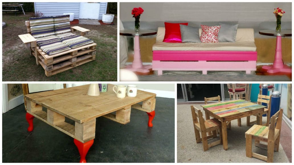 móveis de paletes